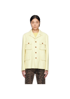 Paul Smith Yellow Commission Edition Leather Jacket