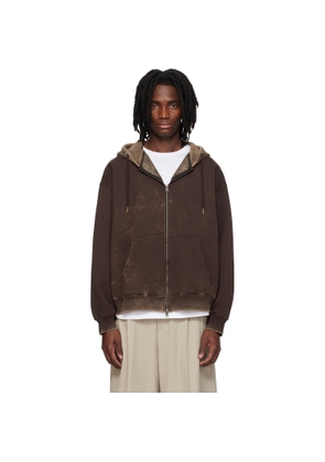 MMIC Brown Dusk Zip Up Hoodie