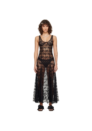 Collina Strada Black Pamela Maxi Dress