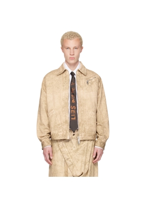 Vivienne Westwood Beige Piranha Denim Jacket