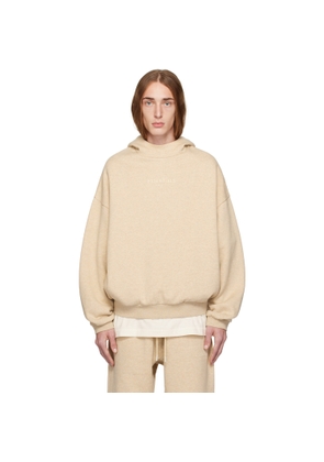 Fear of God ESSENTIALS Beige Bonded Hoodie