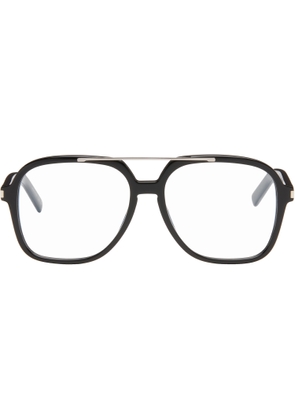 Saint Laurent Black SL 545 Corner Angle Optical Frame Glasses