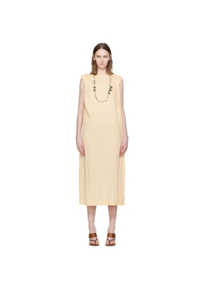 Dries Van Noten Beige Loose T-shirt Maxi Dress