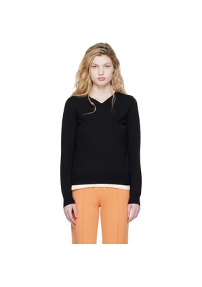 High Sport Black Billie Vneck Sweater