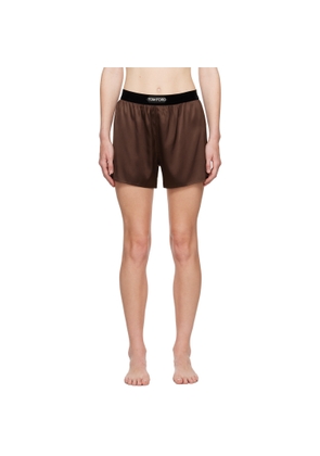 TOM FORD Brown Boxer Shorts