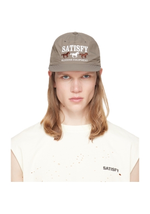 Satisfy Taupe FliteSilk 5‐Panel Pinch Cap