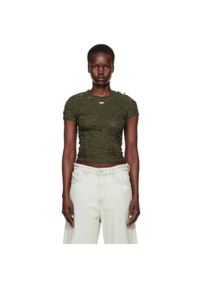 Diesel Khaki T-Uncutie-Long-P2 T-Shirt