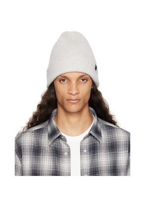 TOM FORD Gray Cashmere Knitted Beanie
