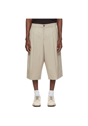 MMIC Beige Morrison Bermuda Shorts