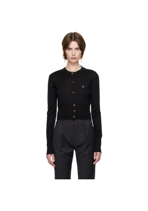 Vivienne Westwood Black Bea Cropped Cardigan