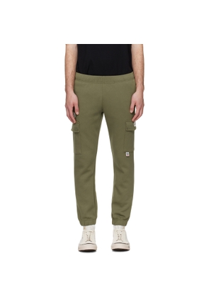 AAPE by A Bathing Ape Khaki 'AAPENOW' Moonface Cargo Sweatpants