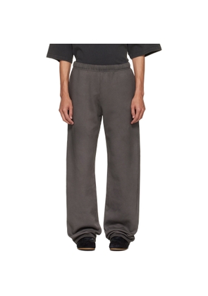 Les Tien Gray Heavyweight Puddle Sweatpants