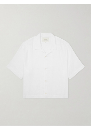 Studio Nicholson - Convertible-Collar Linen Shirt - Men - White - XS