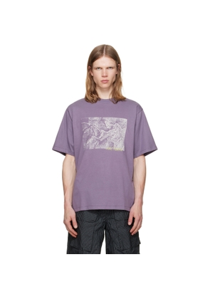 Arc'teryx Purple Kragg Cotton Lithographica S/S T-shirt