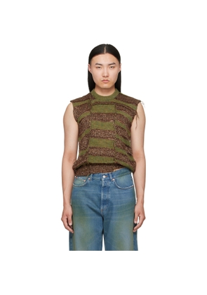 Magliano Green 'A Mess Of A Vest' Sweater