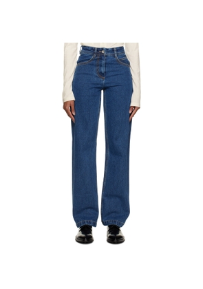 LOW CLASSIC Blue Straight Fit Jeans