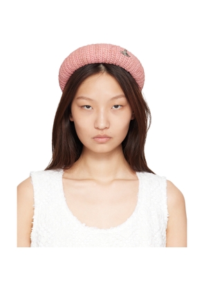 Vivienne Westwood Pink Raffia Headband