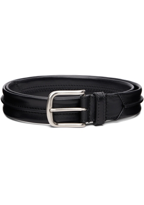 Dries Van Noten Black Leather Belt