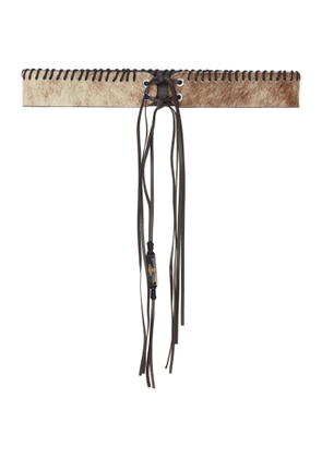 Vivienne Westwood Brown Tassel Tie Belt