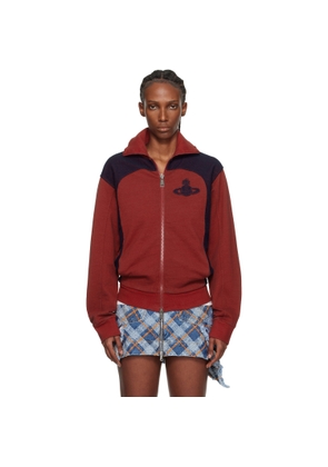 Vivienne Westwood Red & Navy Alien Track Jacket