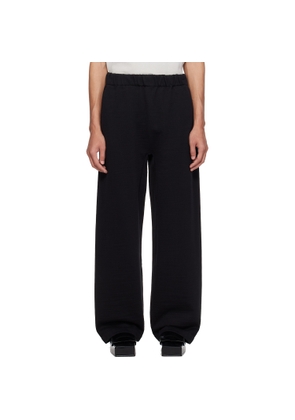 JACQUEMUS Black 'The Rond Carré' Sweatpants