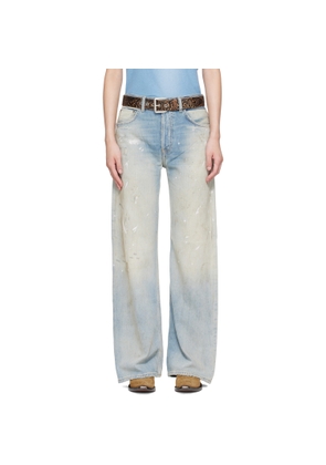 Acne Studios Blue Regular Fit 2021F Jeans