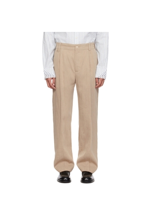 JACQUEMUS Beige 'The Croisière' Trousers