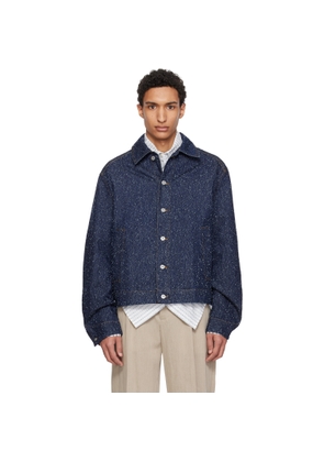JACQUEMUS Navy 'The Mirada de-Nîmes' Denim Jacket