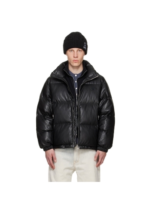 AAPE by A Bathing Ape Black 'AAPEUNVS' Moonface Down Puffer Jacket