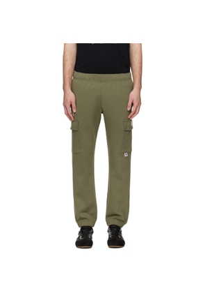 AAPE by A Bathing Ape Khaki 'AAPENOW' Moonface Cargo Sweatpants