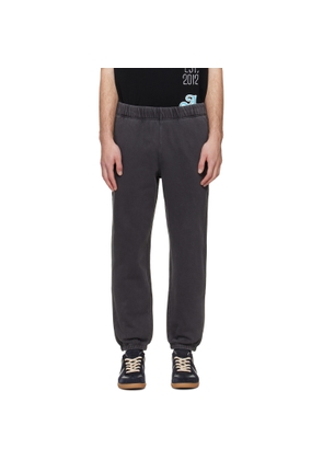 AAPE by A Bathing Ape Gray 'AAPENOW' Moonface Jogger Sweatpants