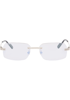 Cartier Silver 'Première de Cartier' Sunglasses