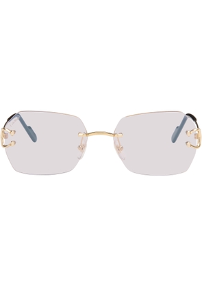 Cartier Gold 'Classic C de Cartier' Sunglasses