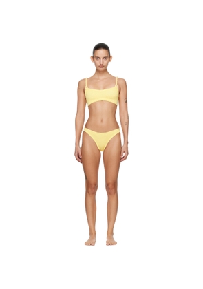 Hunza G Yellow Phoebe Underband Bikini