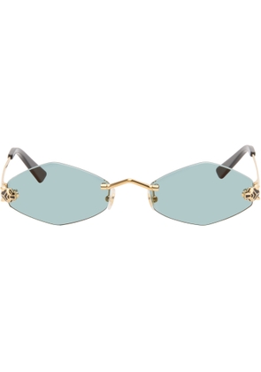 Cartier Gold 'Panthère de Cartier' Sunglasses