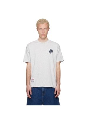 AAPE by A Bathing Ape Gray Logo Patch T-shirt