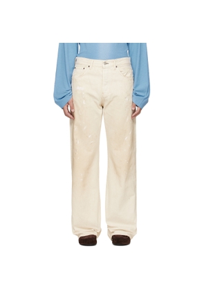 Acne Studios Off-White 2021 Regular Fit Jeans