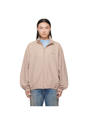 Acne Studios Beige Washed Logo Jacket