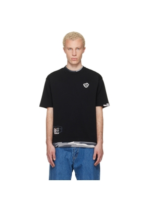 AAPE by A Bathing Ape Black 'AAPEUNVS' Graphic T-shirt