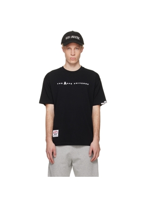 AAPE by A Bathing Ape Black 'AAPEUNVS' T-shirt