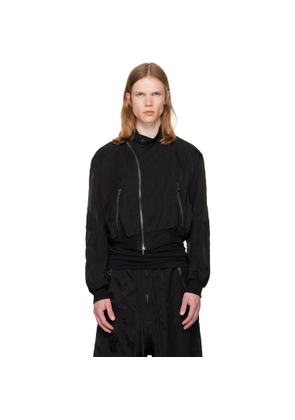 Julius Black Unchain Bomber Jacket