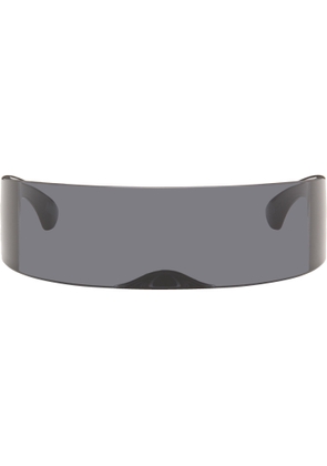 MM6 Maison Margiela Gray Shield Sunglasses
