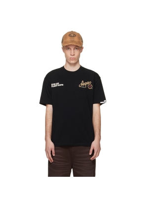 AAPE by A Bathing Ape Black 'AAPE' Theme Main T-shirt