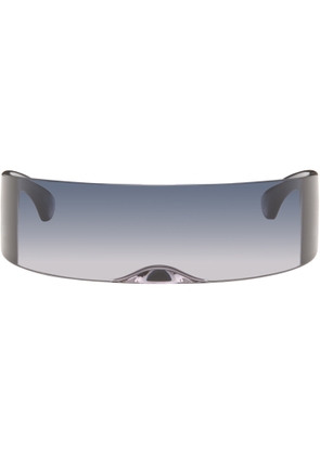 MM6 Maison Margiela SSENSE Exclusive Gray Shield Sunglasses