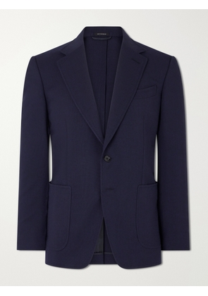 TOM FORD - Atticus Wool-Blend Blazer - Men - Blue - IT 48