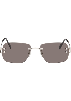 Cartier Silver Classic C Motif Sunglasses
