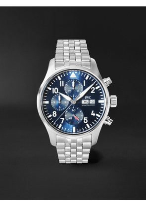 IWC Schaffhausen - Pilot's Automatic Chronograph 41mm Stainless Steel Watch, Ref. No. IW378004 - Men - Blue