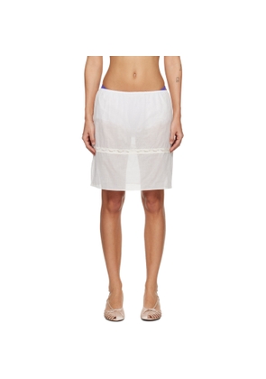 Fruity Booty White Lace Trim Bloomer Midi Skirt