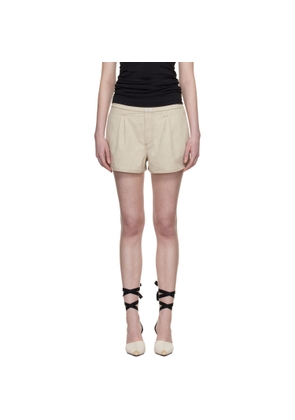 JACQUEMUS Beige 'The Amelo de-Nîmes' Denim Shorts