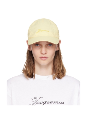 JACQUEMUS Yellow 'The Baluchon' Baseball Cap